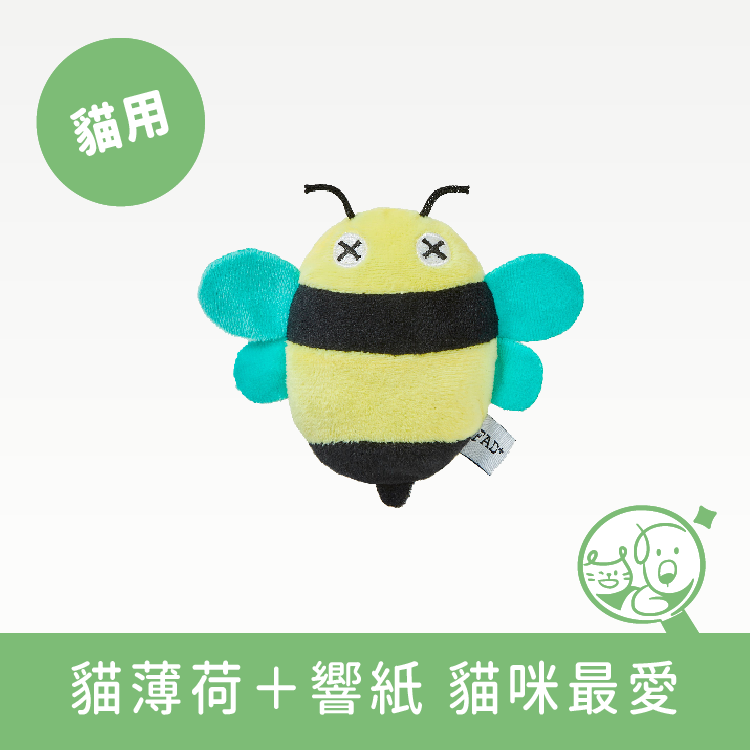 【DADWAYPET】FAD+日本無毒貓薄荷玩具｜小蜜蜂