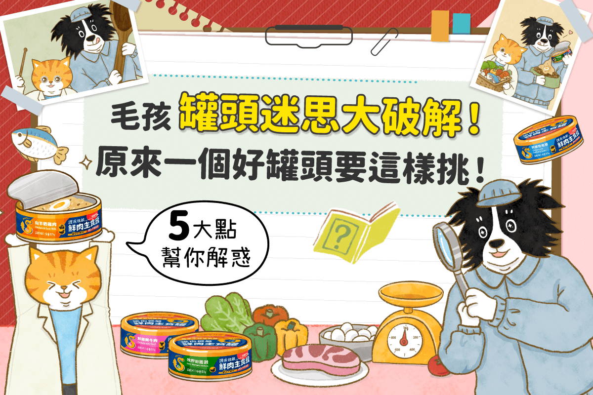 犬貓罐頭迷思大破解！原來一個好罐頭要這樣挑！