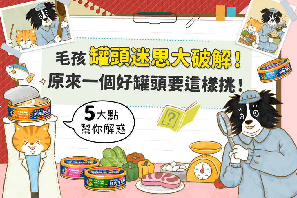 犬貓罐頭迷思大破解！原來一個好罐頭要這樣挑！