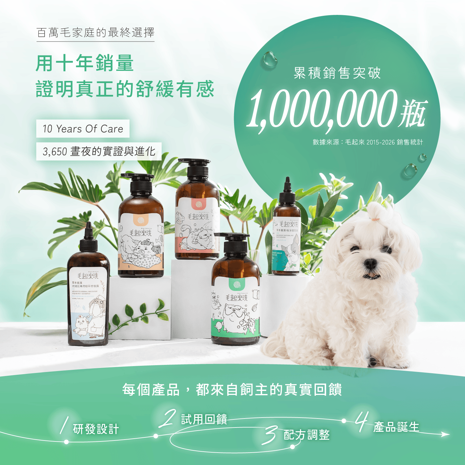 【毛起來】草本養護│癢癢退散洗毛精-汪汪專用