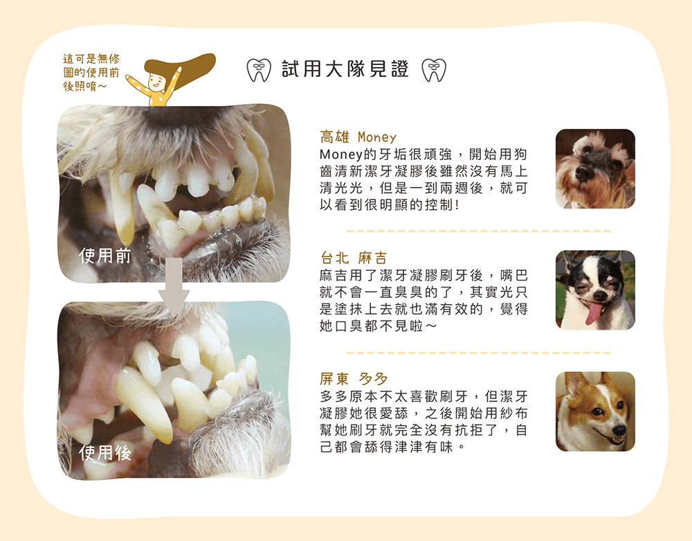 【毛起來】口腔對策│狗齒清新潔牙凝膠