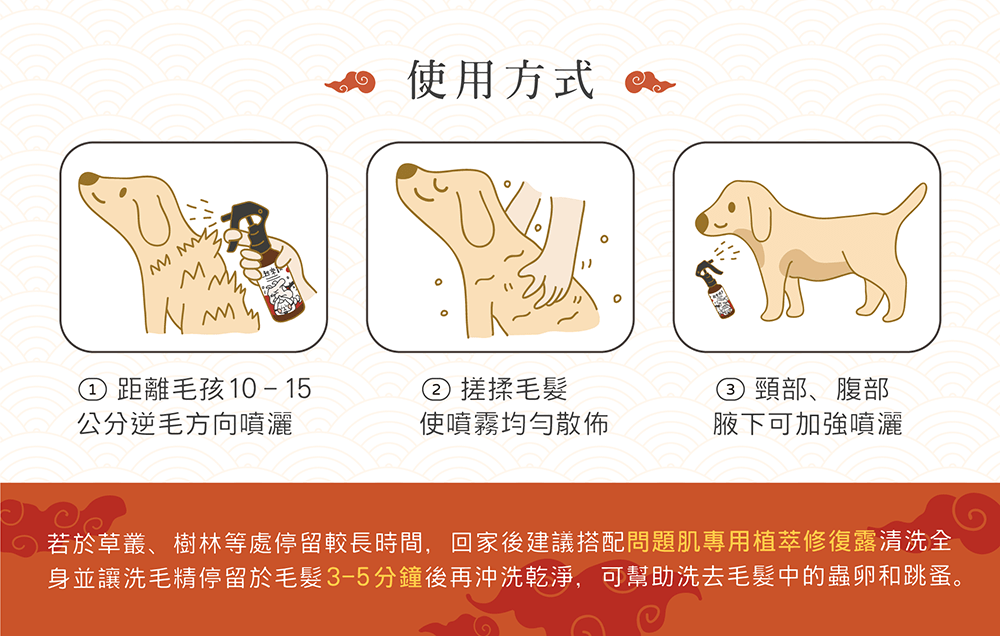 【毛起來】草本養護│蚤蟲高手防護噴霧
