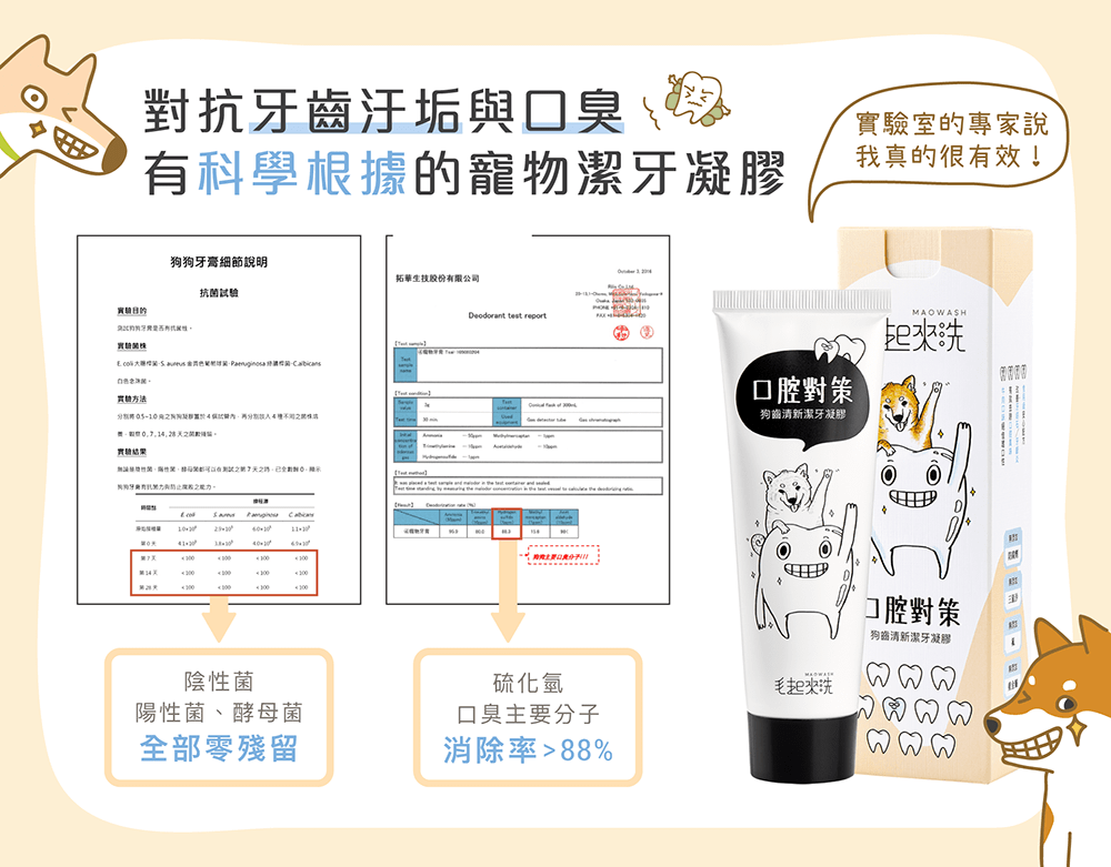 【毛起來】口腔對策│狗齒清新潔牙凝膠