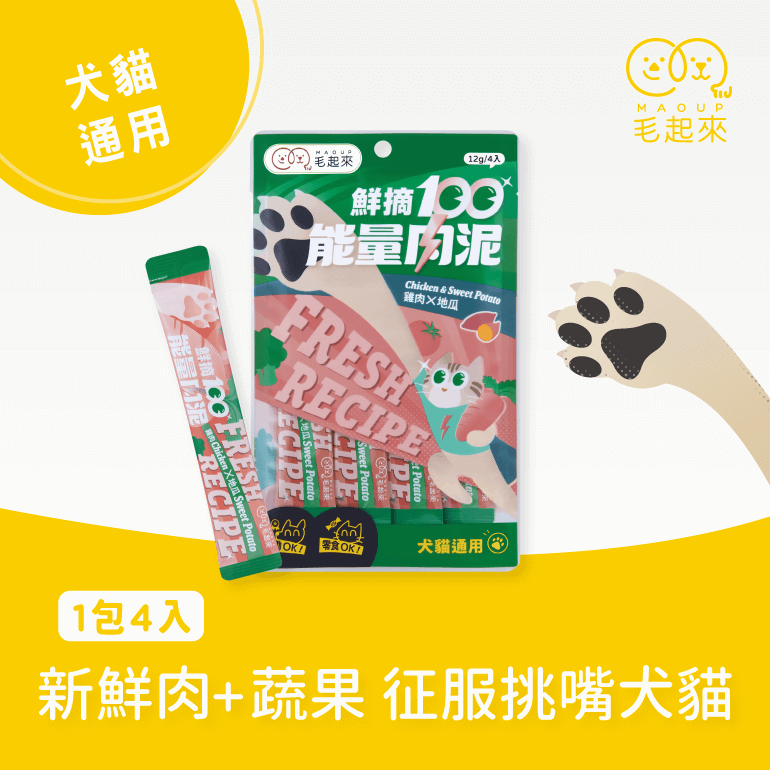 【超值加購】鮮摘100能量肉泥