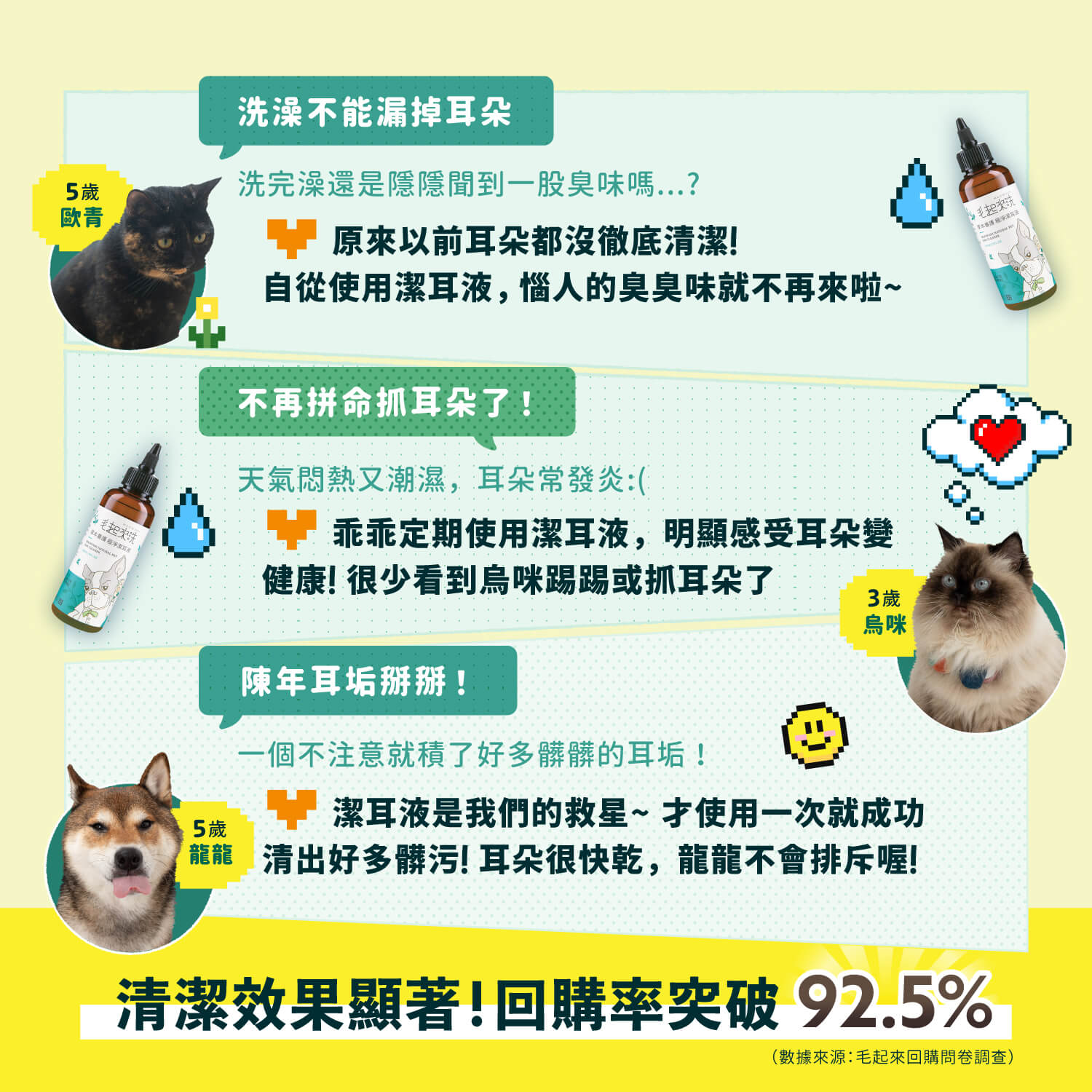 【毛起來】草本養護│極淨潔耳液