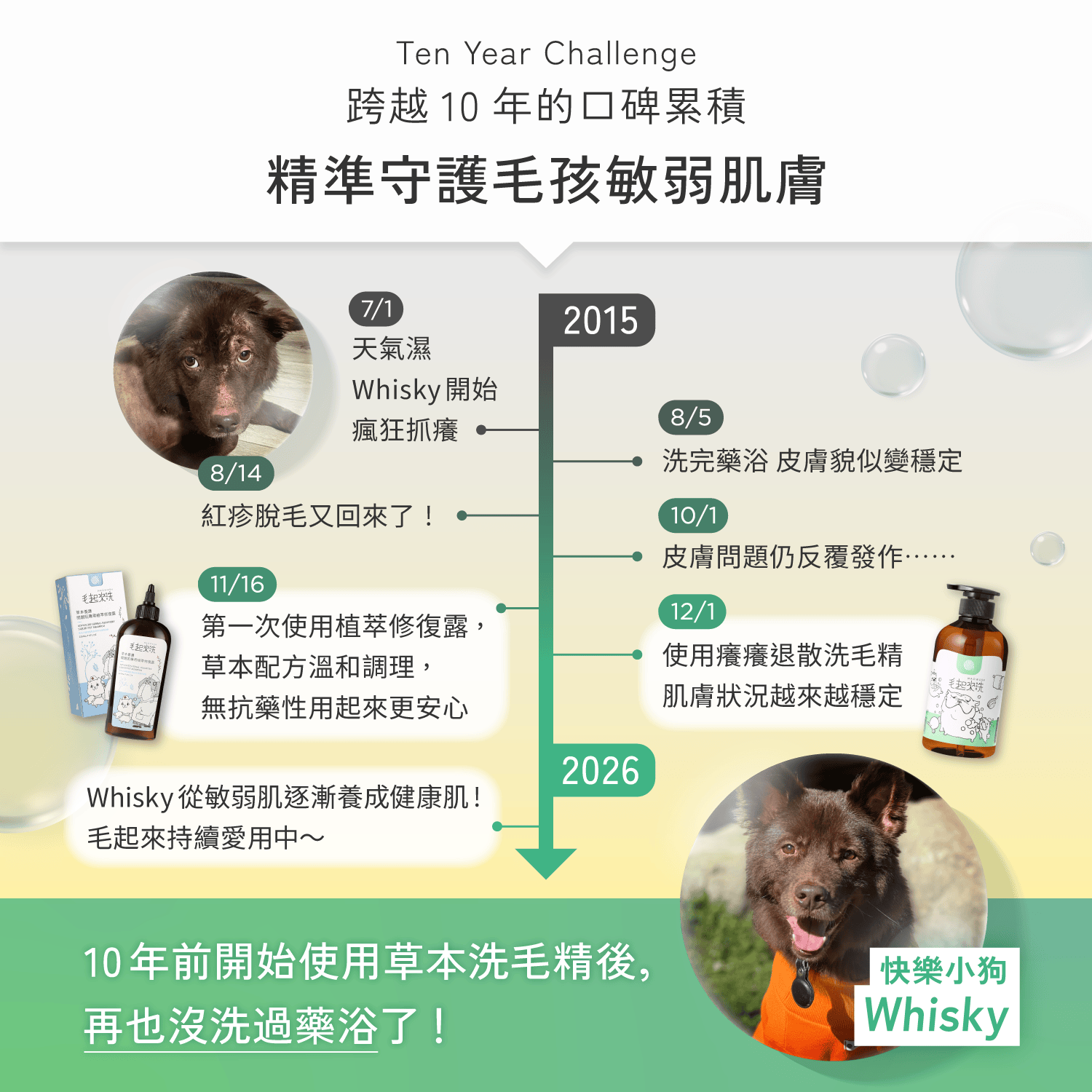 【毛起來】草本養護│癢癢退散洗毛精-汪汪專用