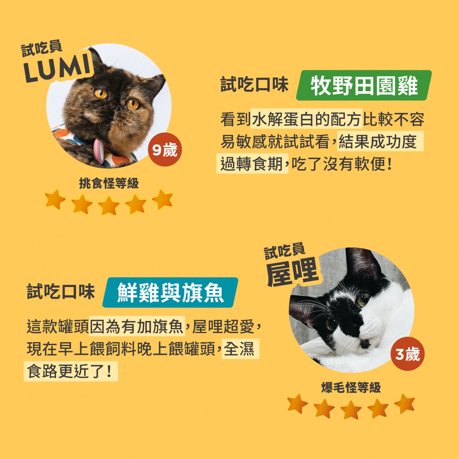 【毛起來】護膚低敏鮮肉主食罐｜貓用