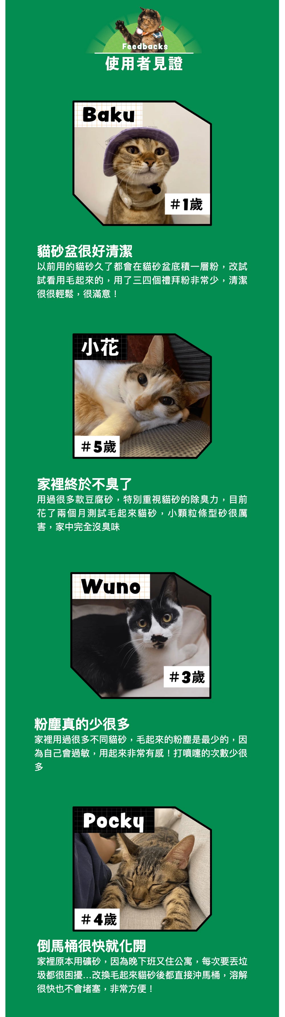 【毛起來】Daily│1.5mm極細豆腐貓砂