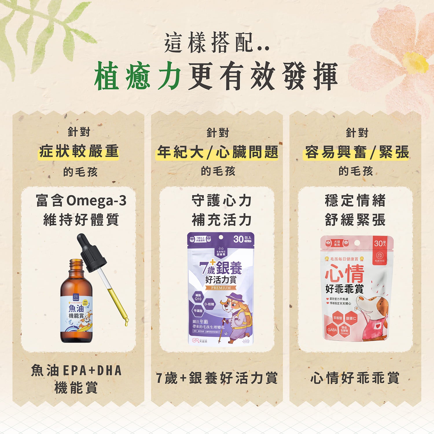 【毛起來】試用體驗組│呼吸道養氣賞(3入嘗鮮包)