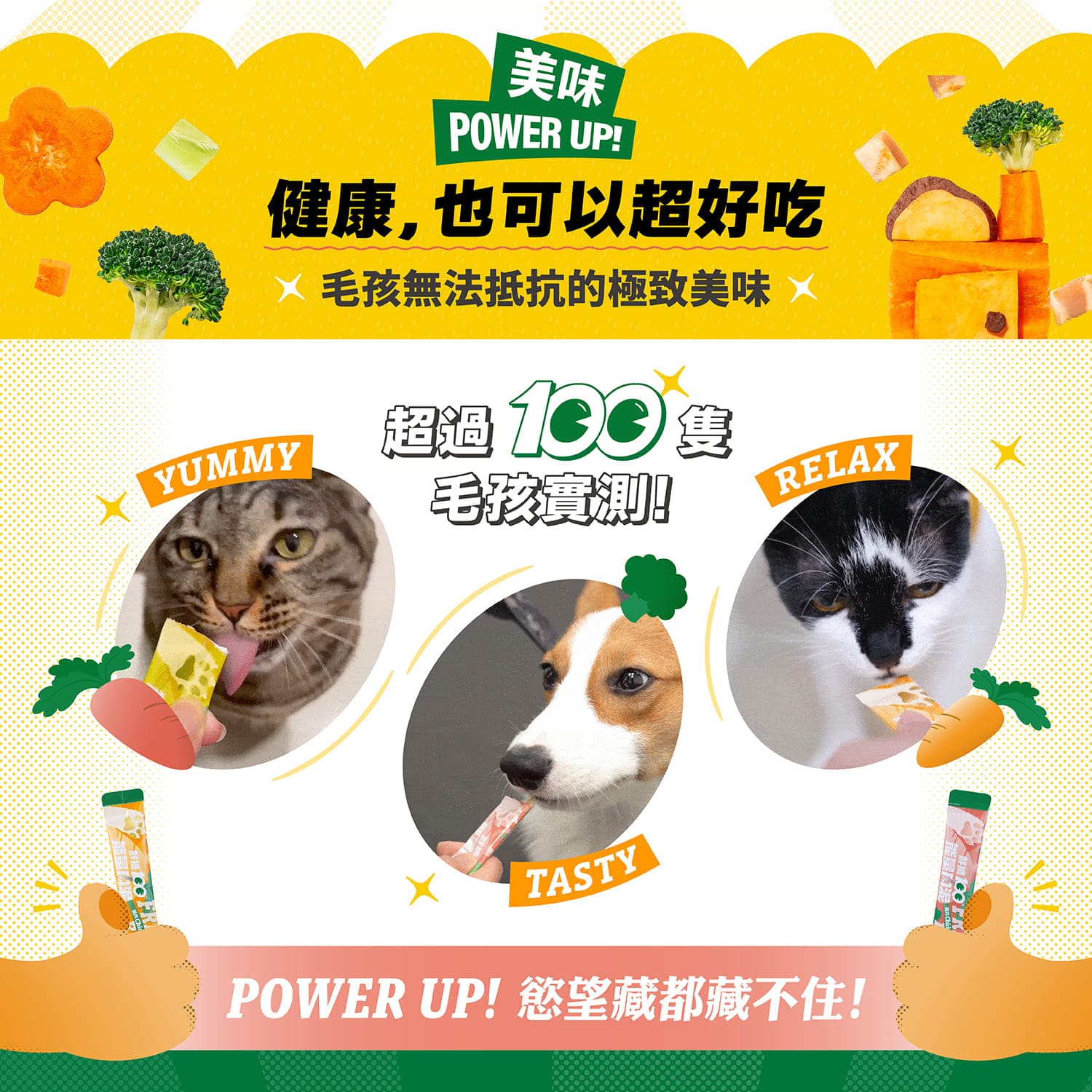 【毛起來】鮮摘100能量肉泥｜雞肉X地瓜
