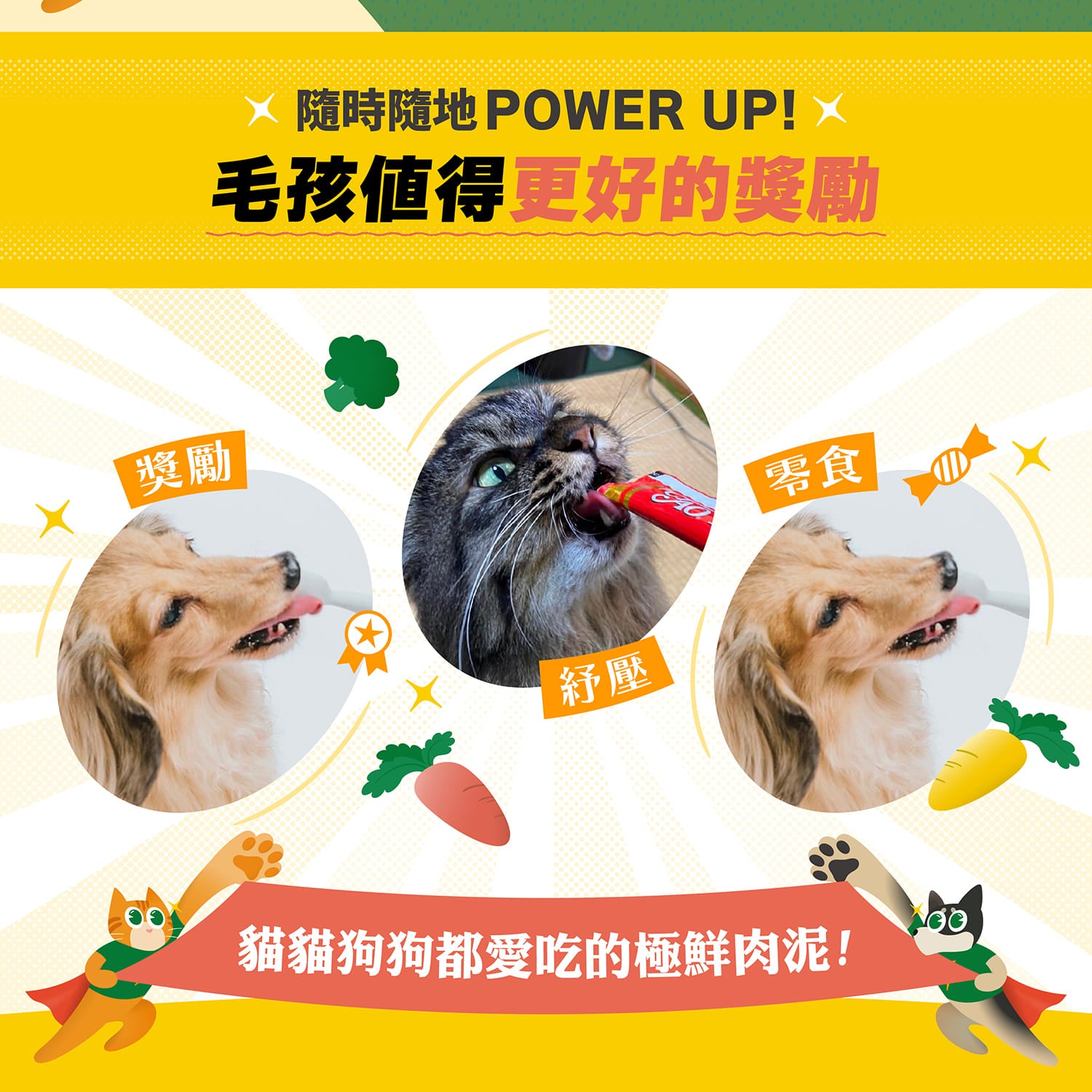 【毛起來】鮮摘100能量肉泥｜雞肉X鱈魚