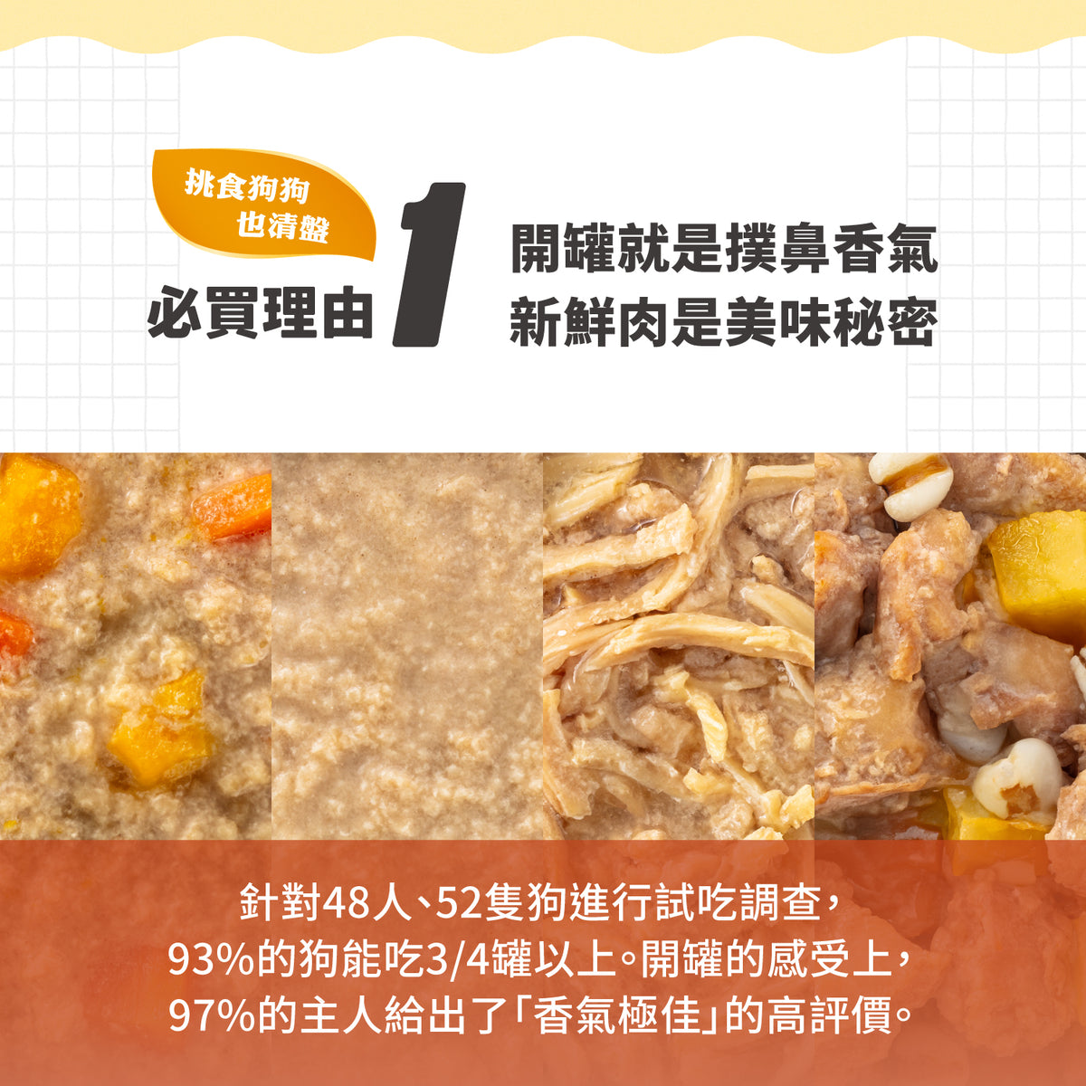 【毛起來】護膚低敏鮮肉主食罐｜犬用