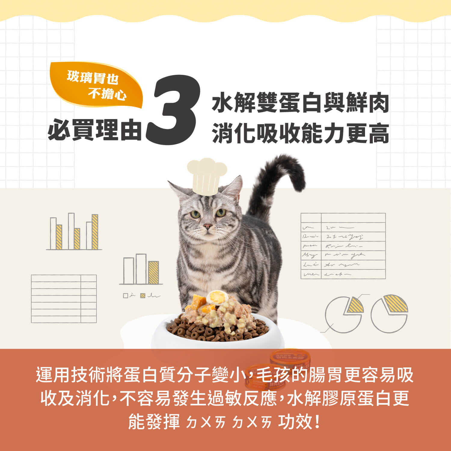 【毛起來】護膚低敏鮮肉主食罐｜貓用