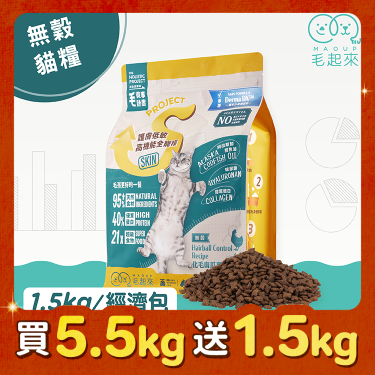 護膚無穀貓糧│S23化毛南瓜雞