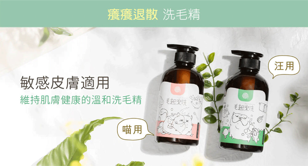 【毛起來】草本養護│洗護精選組-汪汪專用