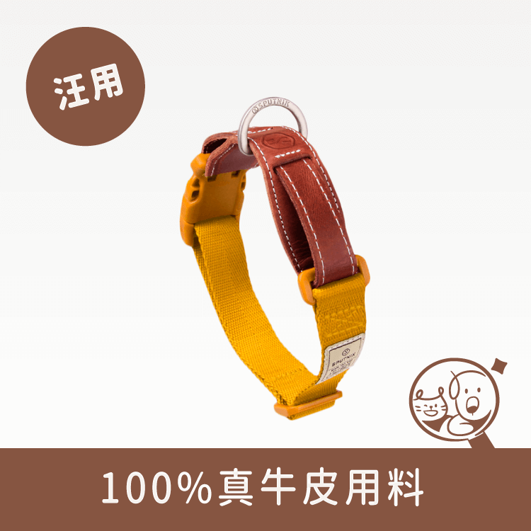 【SPUTNIK】Explore頸圈│黃 牽繩/項圈/胸背 SPUTNIK S 